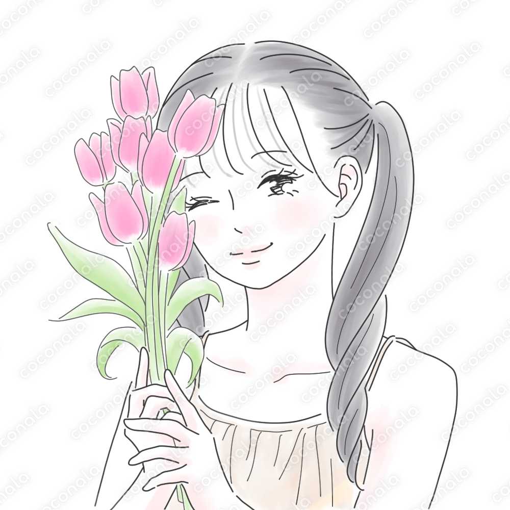 商用利用OK！おしゃれな女性イラスト素材