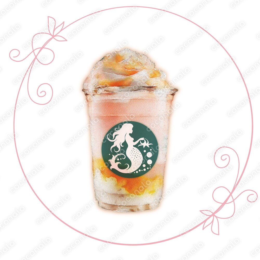魅力度UPスタバ風ピーチドリンク