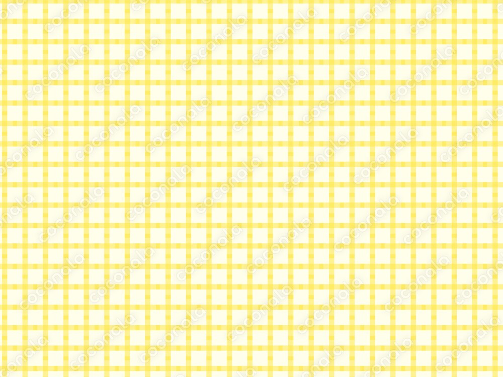 使いやすい！チェック柄背景素材（イエロー）