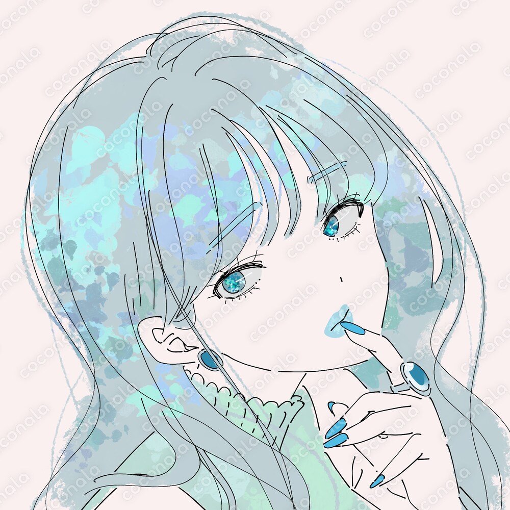 【アイコン】シンプルおしゃれな女の子