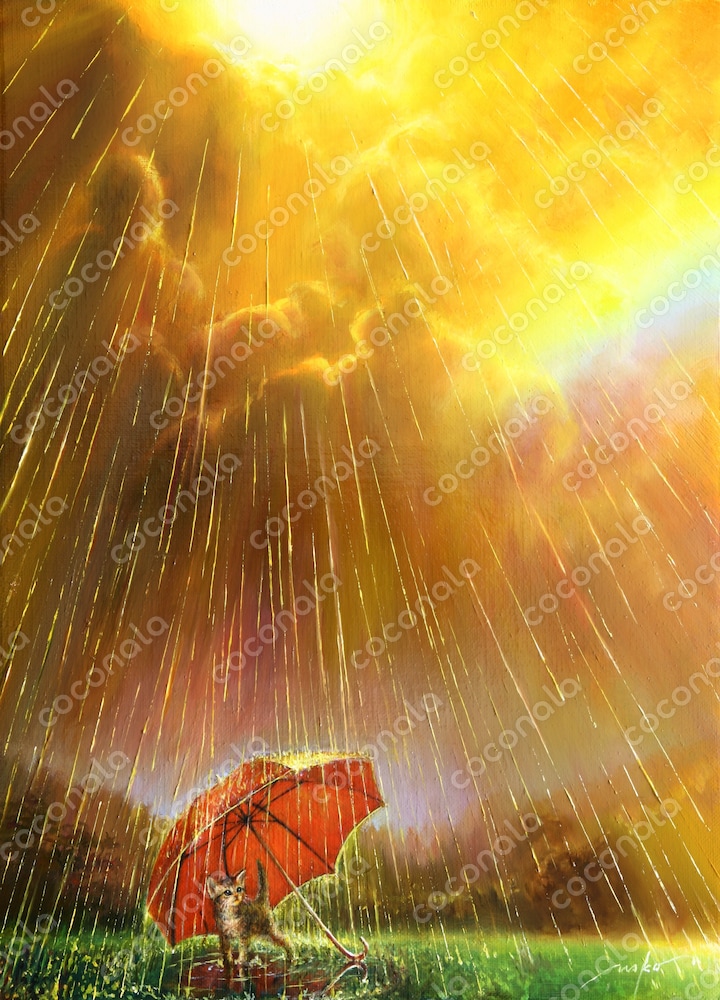 油彩画【虹】〜RAINBOW〜