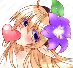 ◆◆アイコン用◆◆金髪エルフの女の子