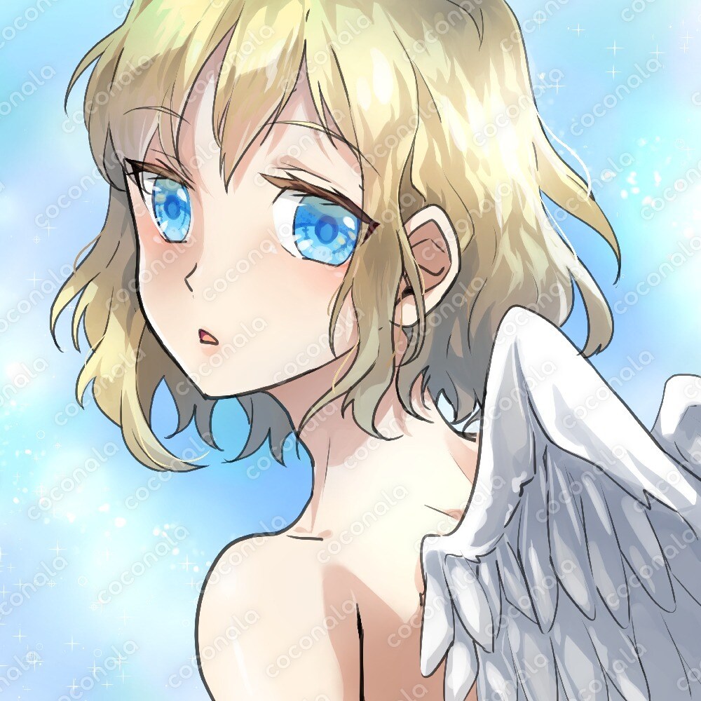 金髪碧眼の天使