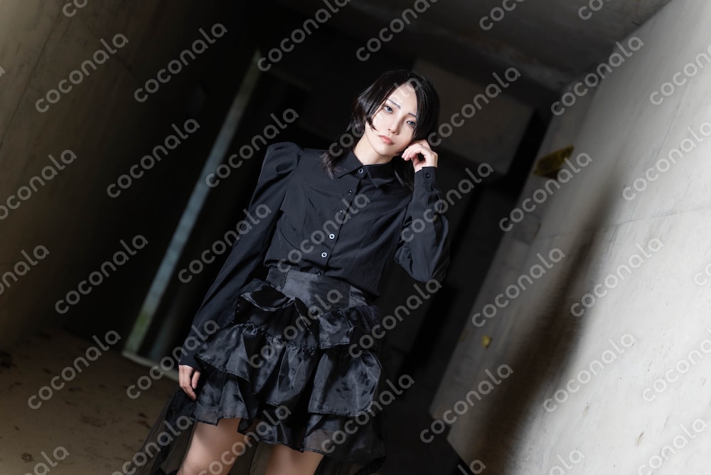 ゴシックロリータの女性ポートレート写真④