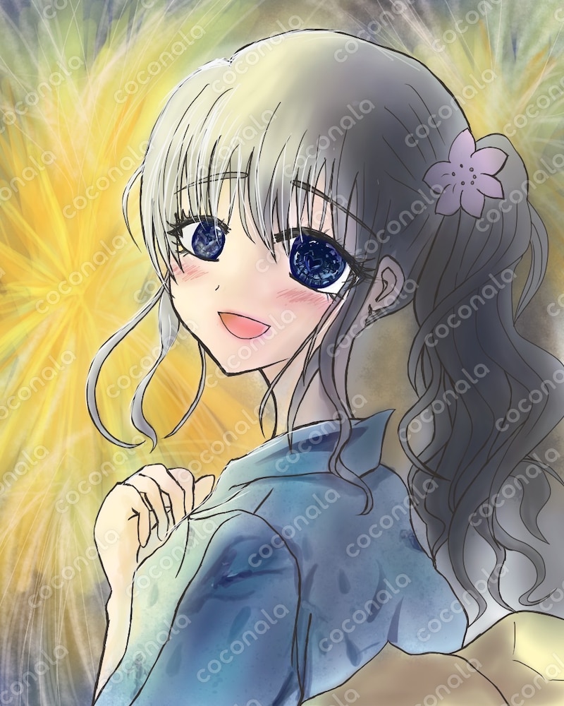 夏の日の少女