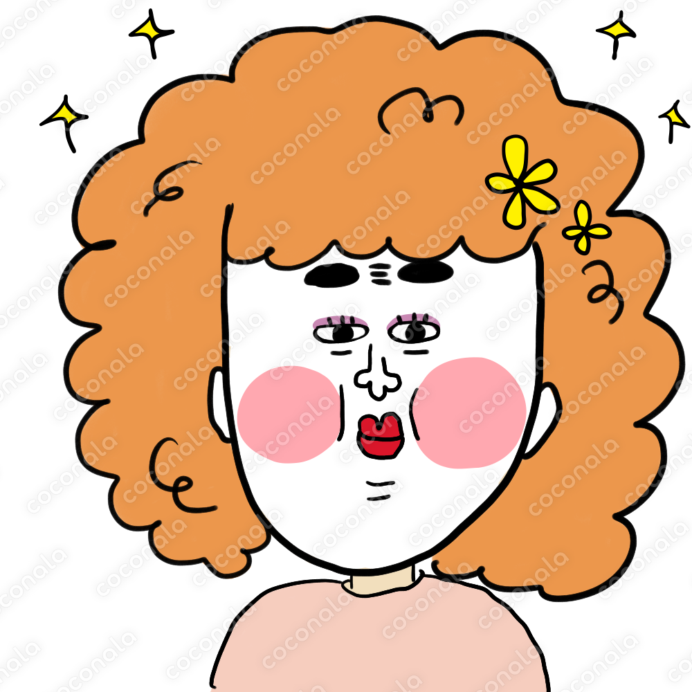 【背景透過】厚化粧して、セールに行く主婦
