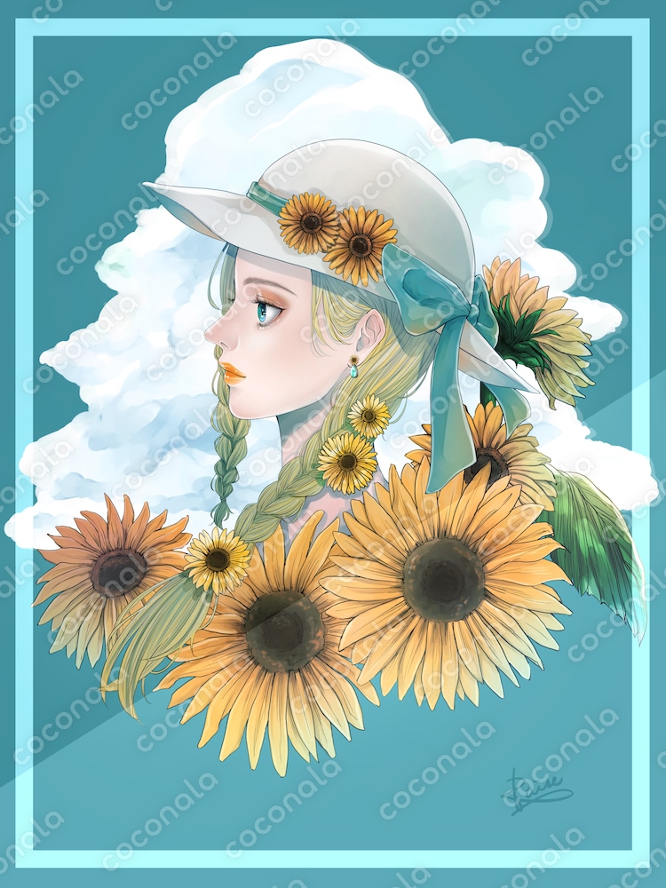 夏らしい一枚絵