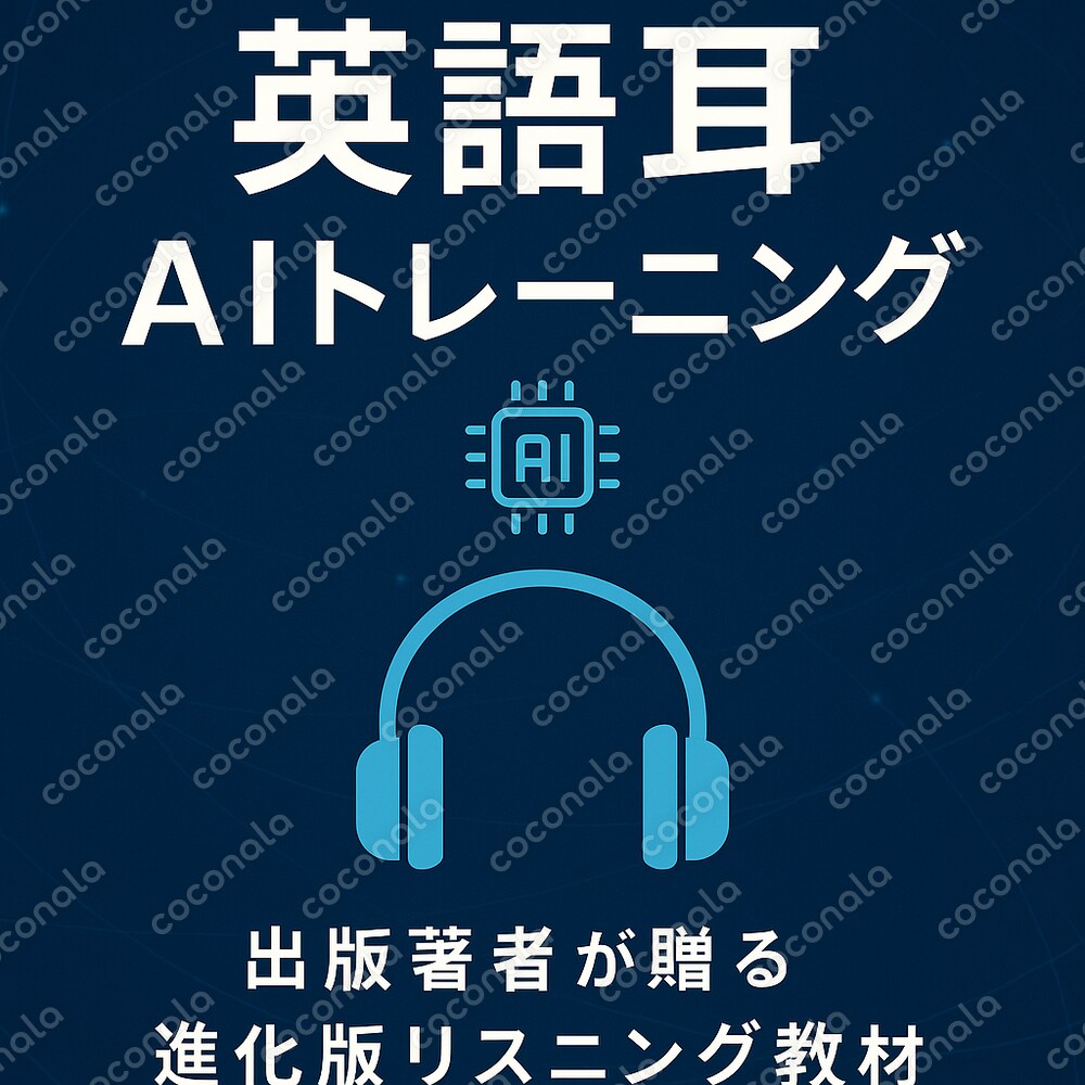 シリーズ４０万部突破！英語耳AIトレーニング　出版著者直伝！右脳メッソド×AI
