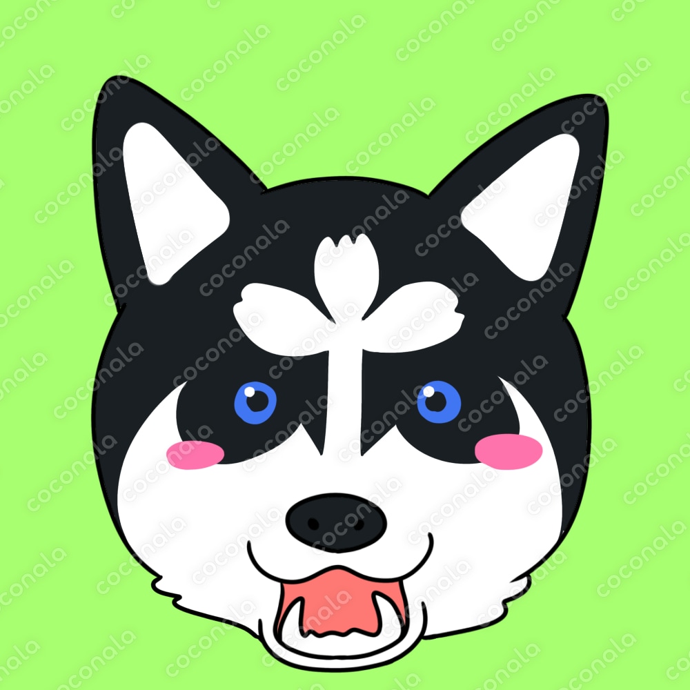「ゆるめあにまる」シリーズ　ハスキー