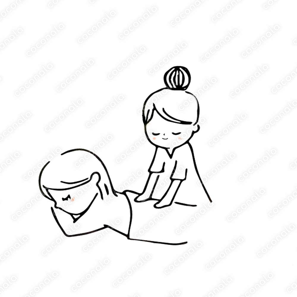 サロン＊整体＊針灸＊マッサージのイラスト★