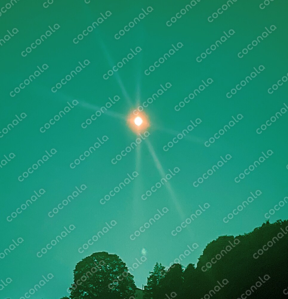 夜空　満月