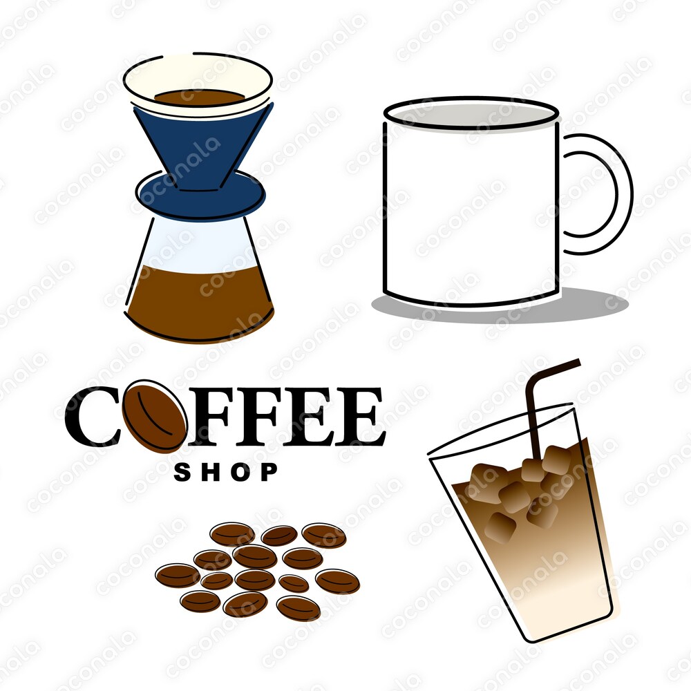 コーヒーのイラスト素材