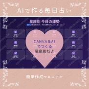Canva ＆ AI でつくる　星座占い　マニュアル