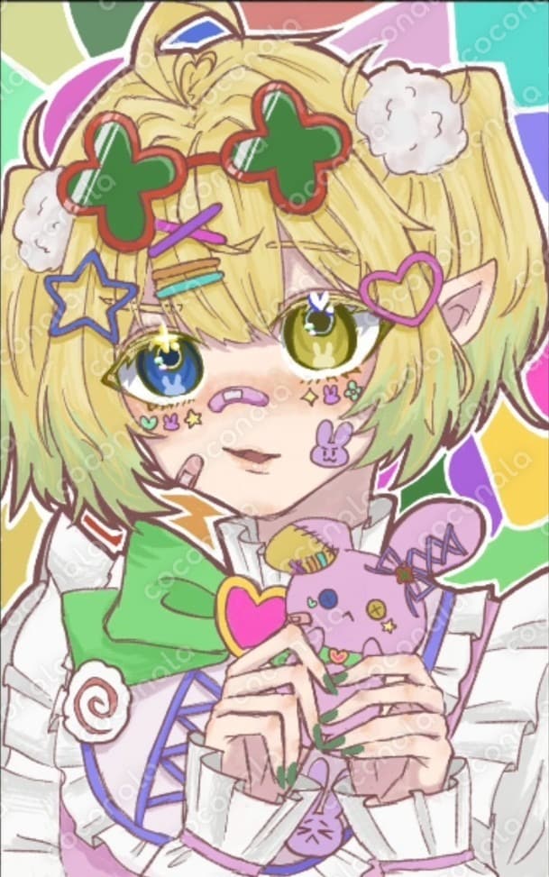 バストアップイラスト