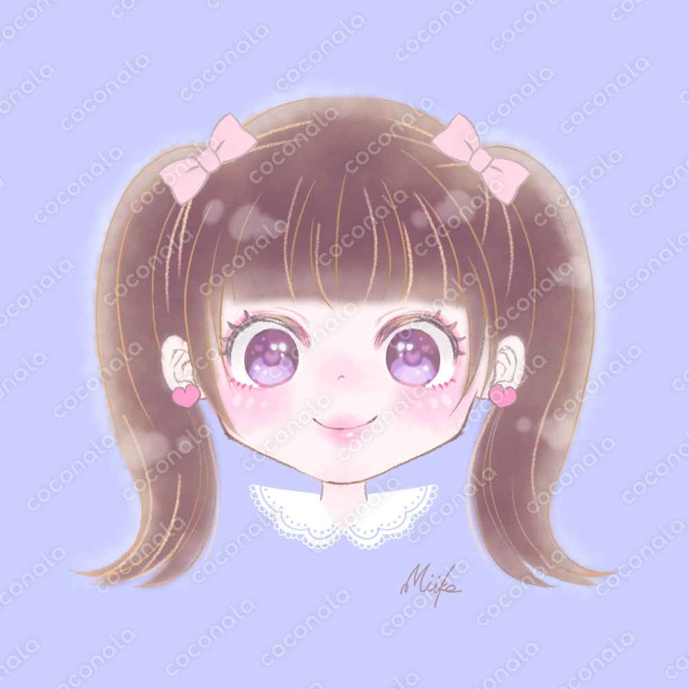 可愛い・ツインテール・ゆるふわ女の子のアイコン