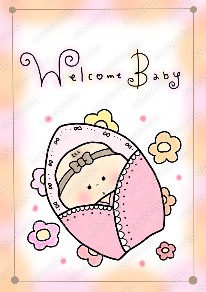 出産祝い♡Welcome Baby(ダウンロード商品)