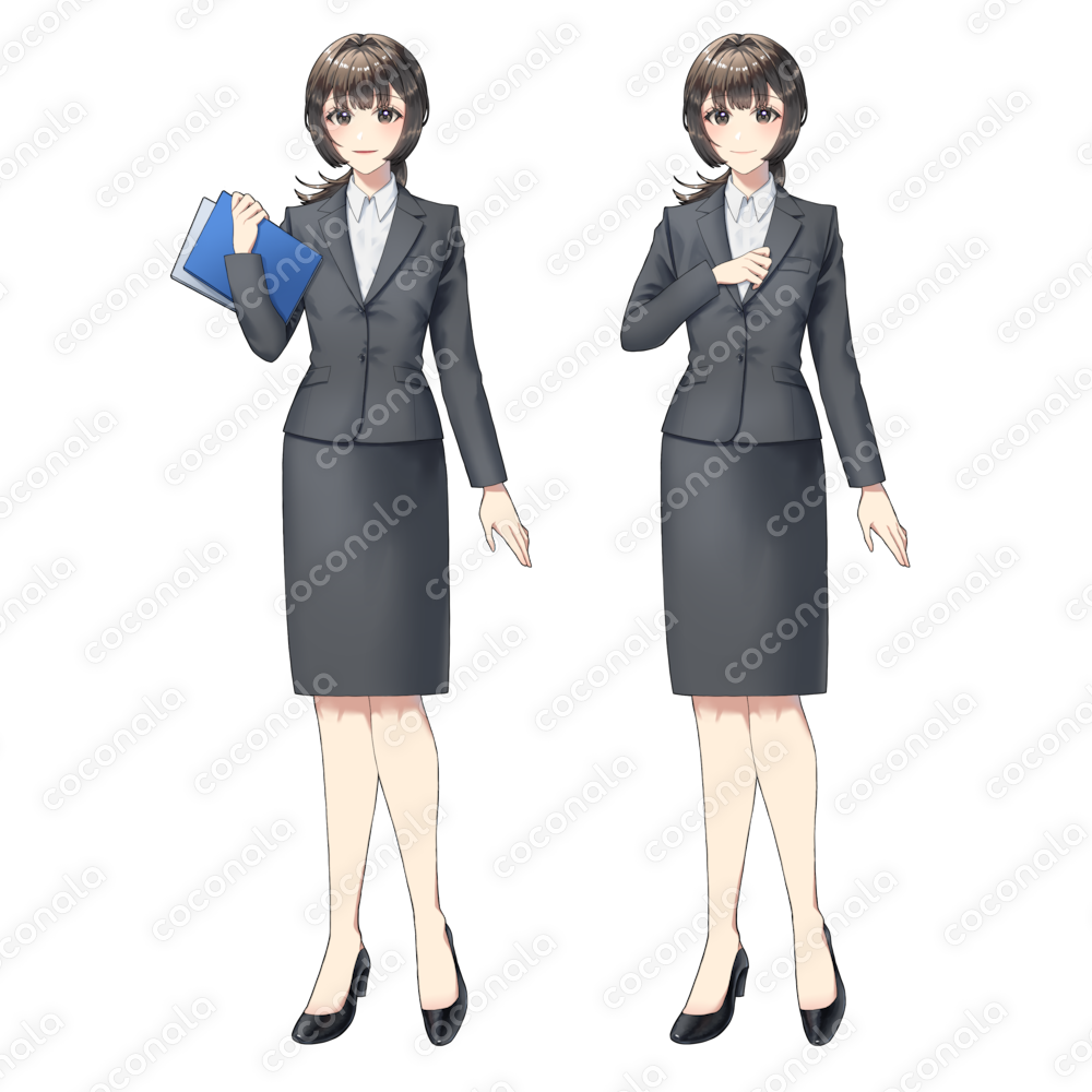 スーツの女性 2種