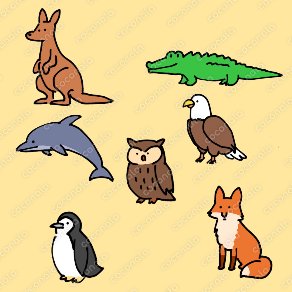 シュール動物セット