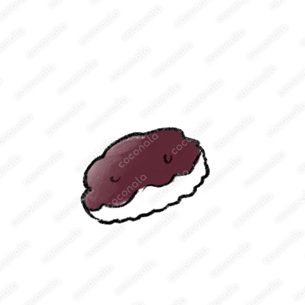 ゆるいおはぎ素材