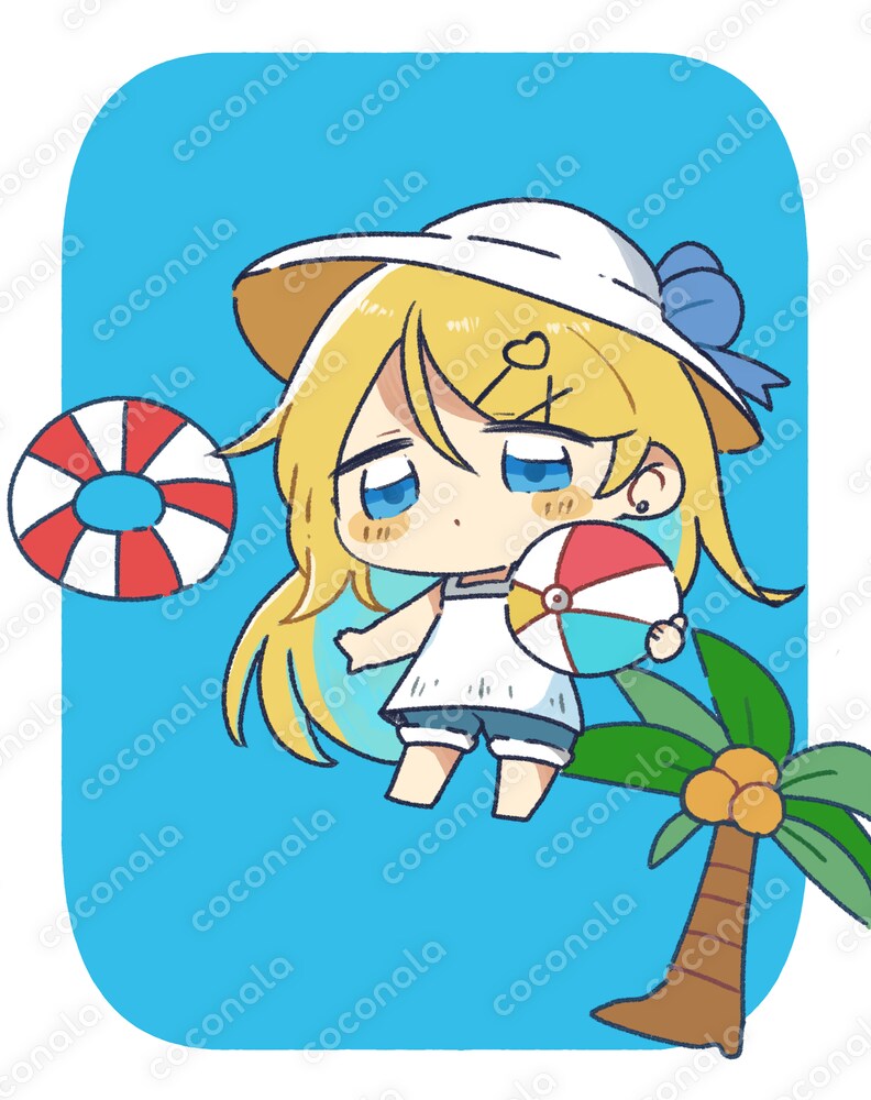 夏の女の子
