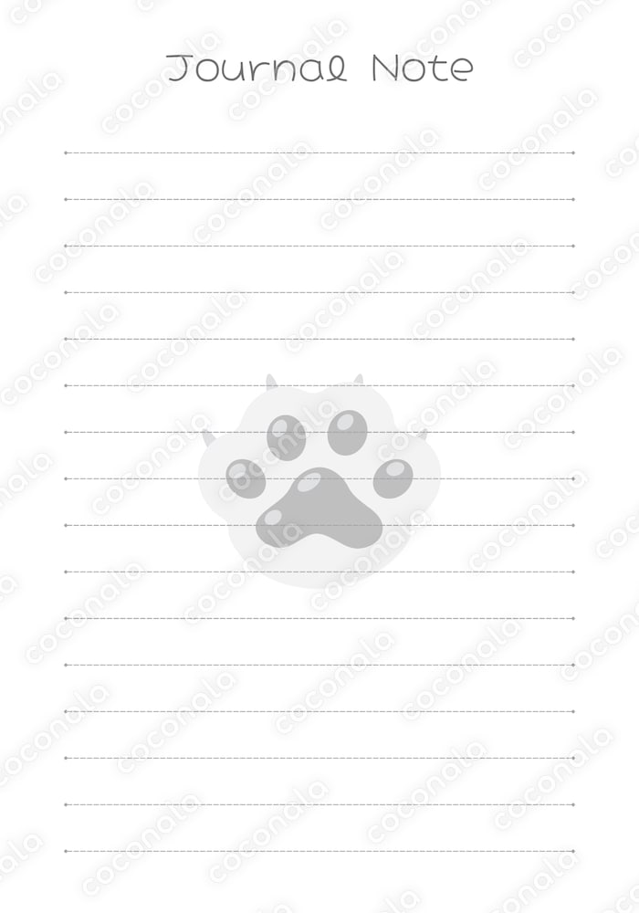 \\ ねこ好きさんにおすすめ // ジャーナルノート 全12ページ