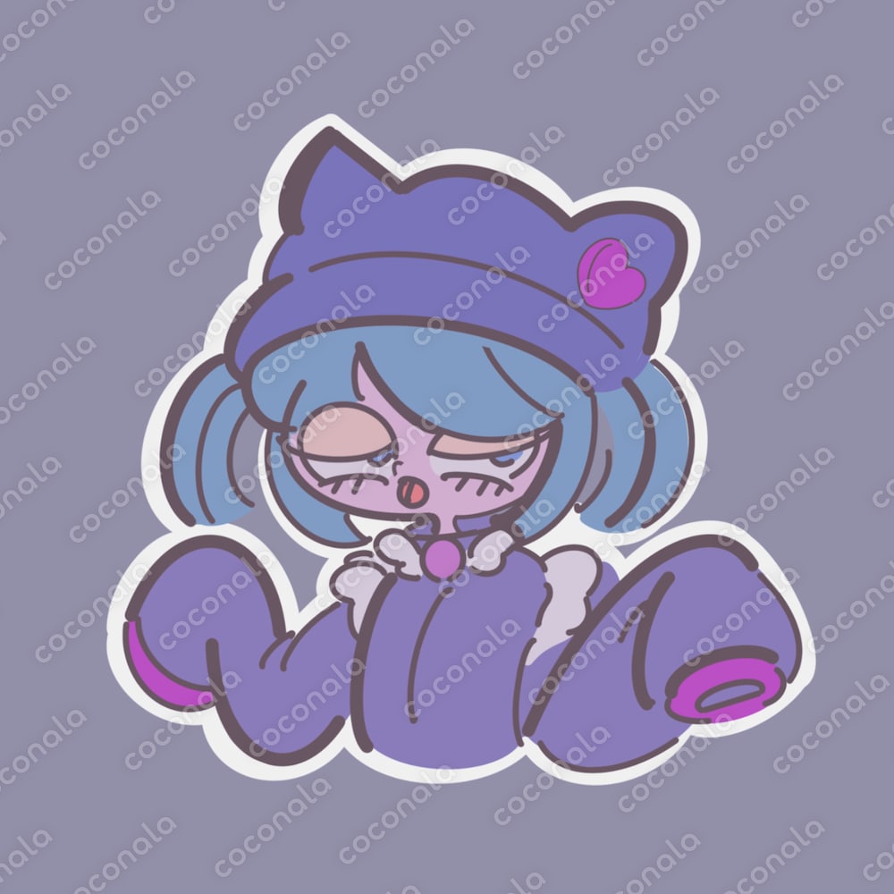 アイコンにおすすめな夢かわ…？やみかわ…？なイラストです