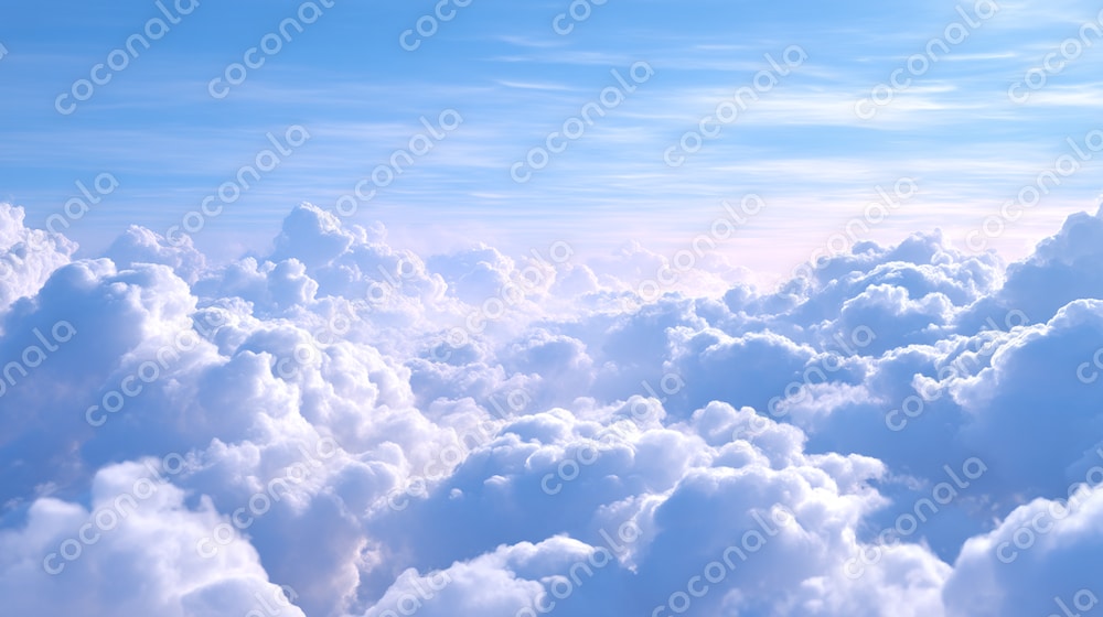 空と雲の背景写真素材1