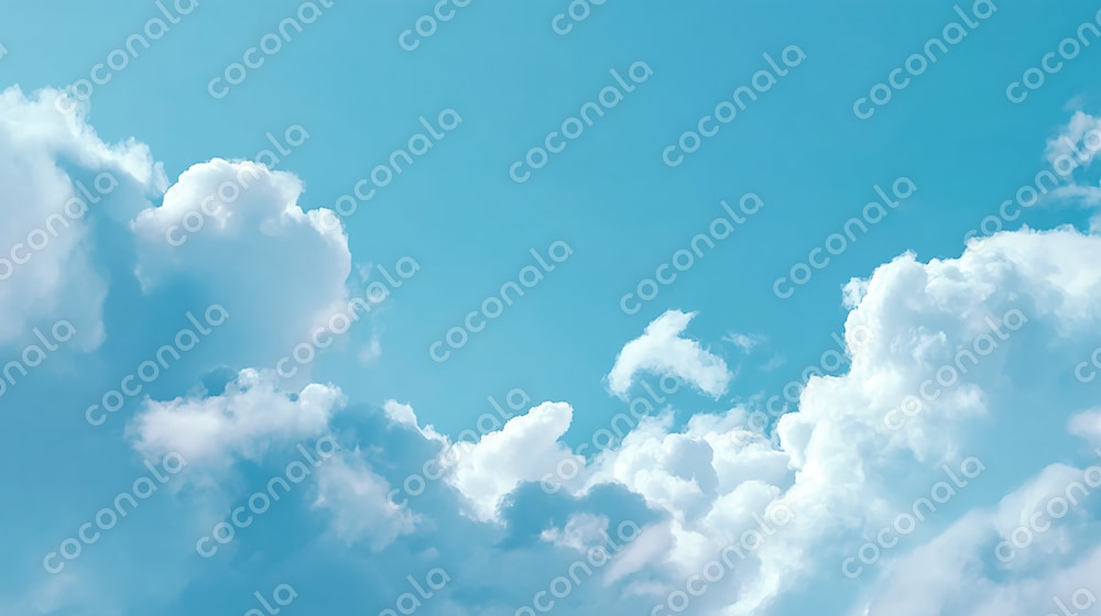 空と雲の背景写真素材2
