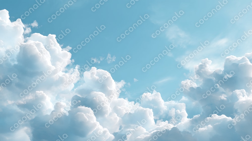 空と雲の背景写真素材4