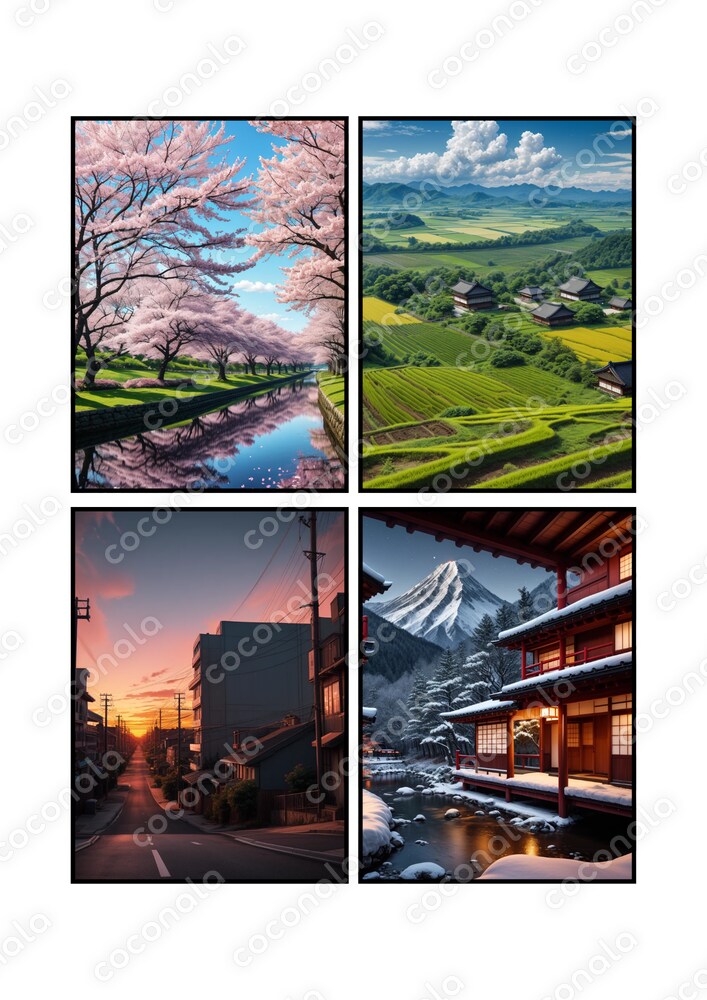 【商用OK】癒しの風景スマホ壁紙セット｜縦長高画質