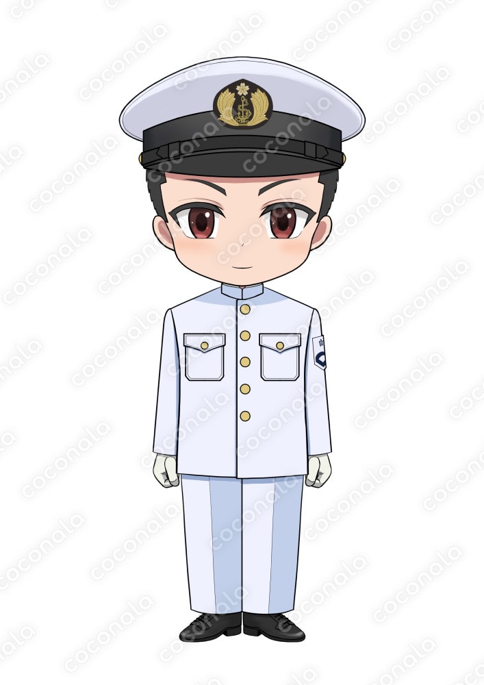 海上自衛隊制服 海曹 夏服 第1種夏服 通常礼装 | ココナラコンテンツ
