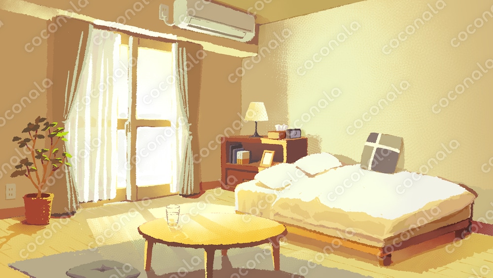 何の変哲もない部屋(夕)