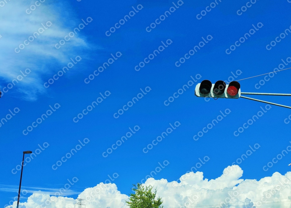 切り取られたある夏の日 風景 空 夏