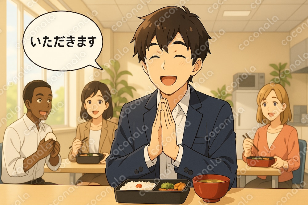 セリフ「いただきます」