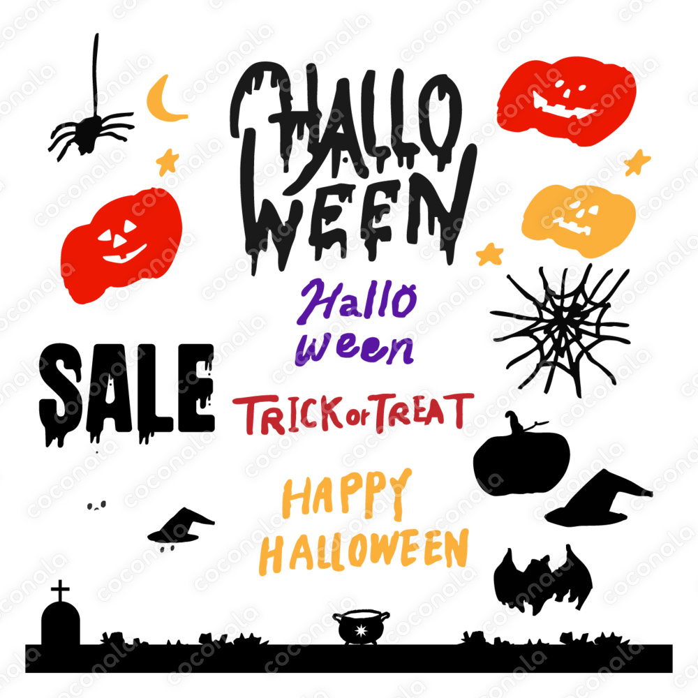 ハロウィンに使える素材パック