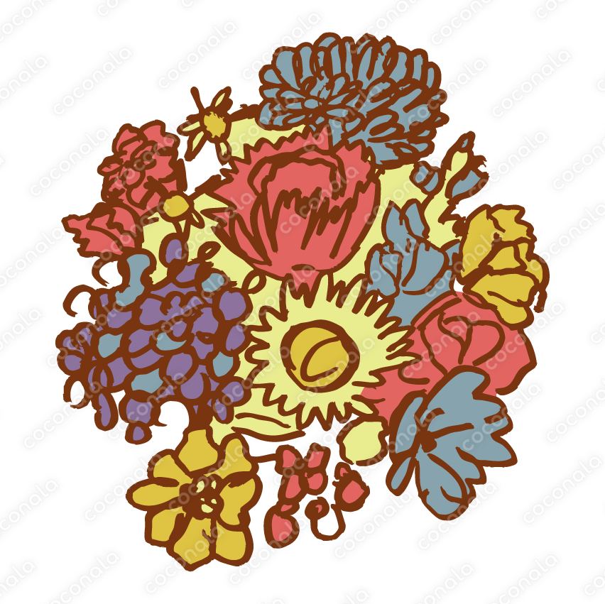 花束の素材