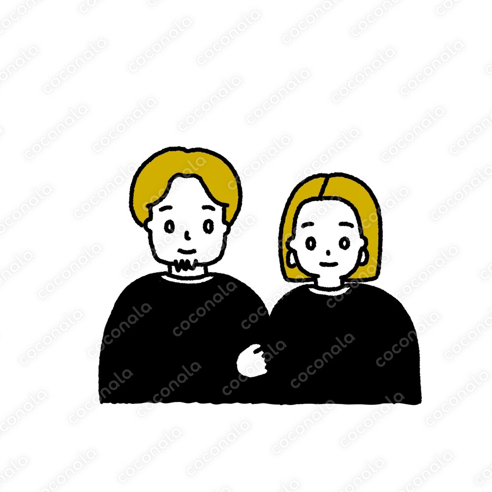 カップルイラスト