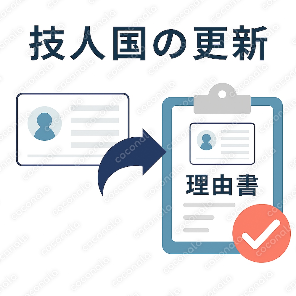 在留資格「技人国」更新"理由書"作成ガイダンス