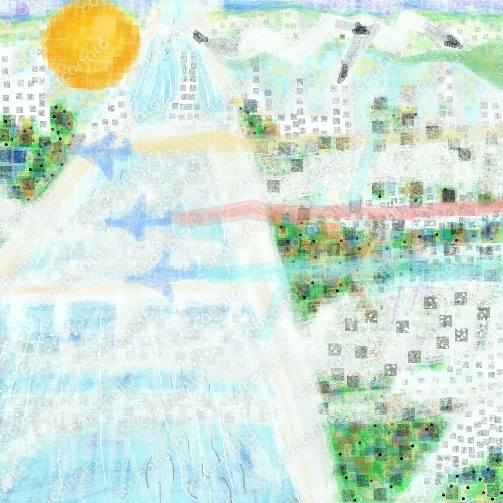 遠近感で見える風景は