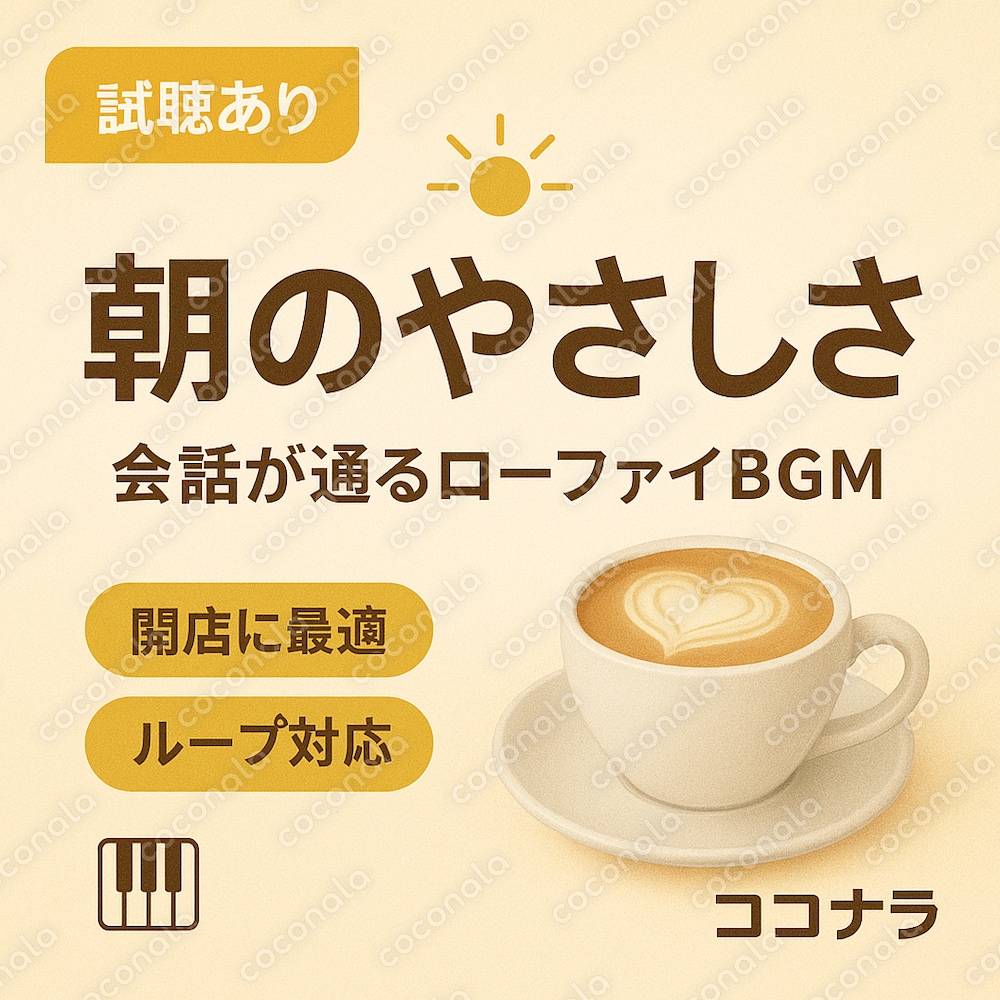 【Morning Calm】開店直後の空気を、好きになってもらう。（4）