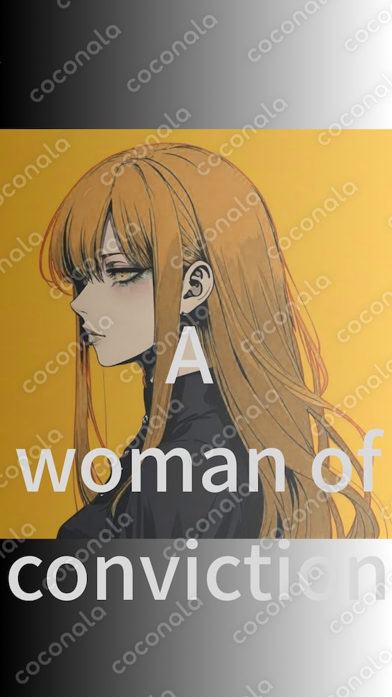 クールな女性をモチーフとしたスマホ壁紙