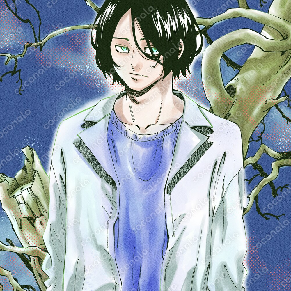 アイコン、CDジャケット等に使える青年のイラスト