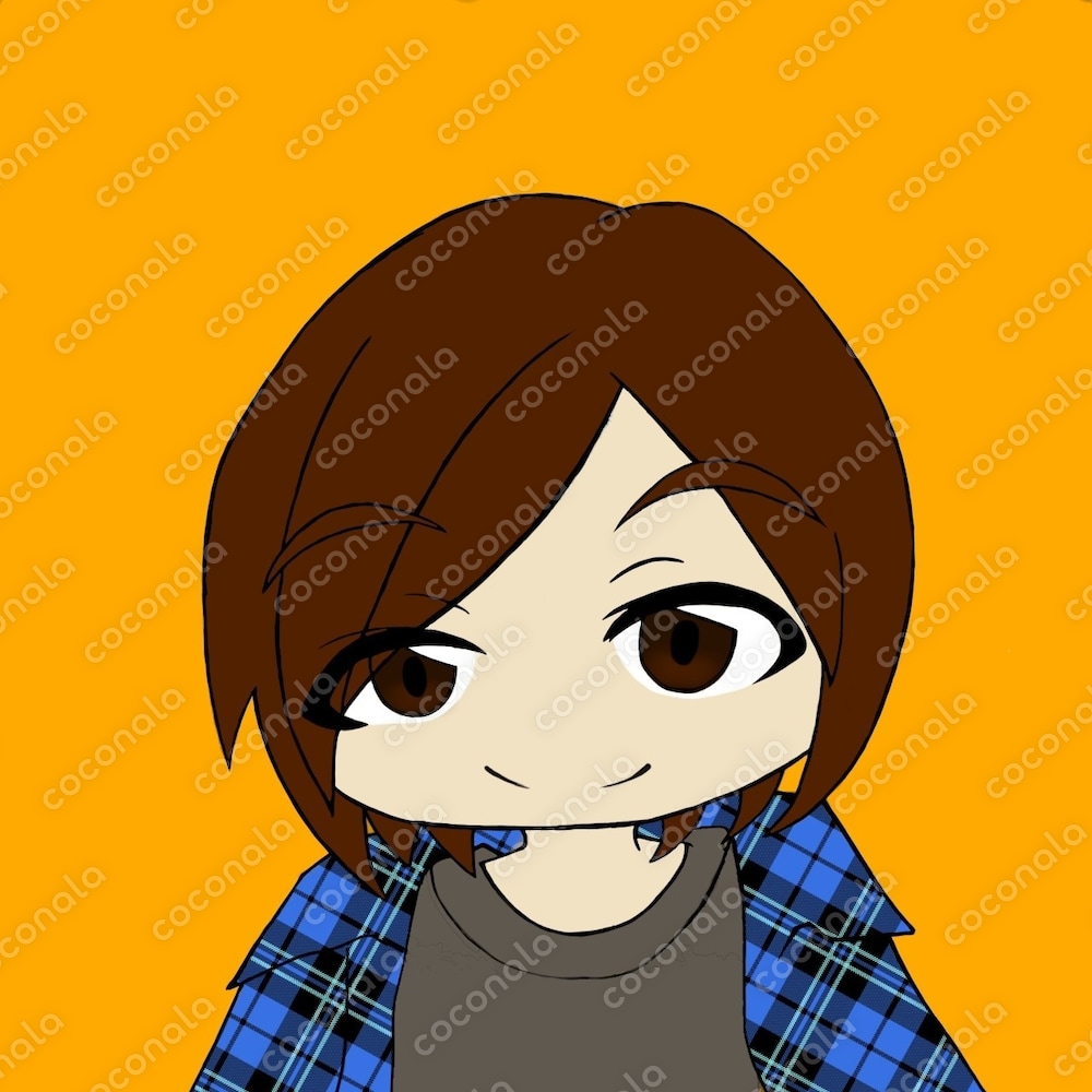自分自身をモチーフにしたプロフィール用アイコン