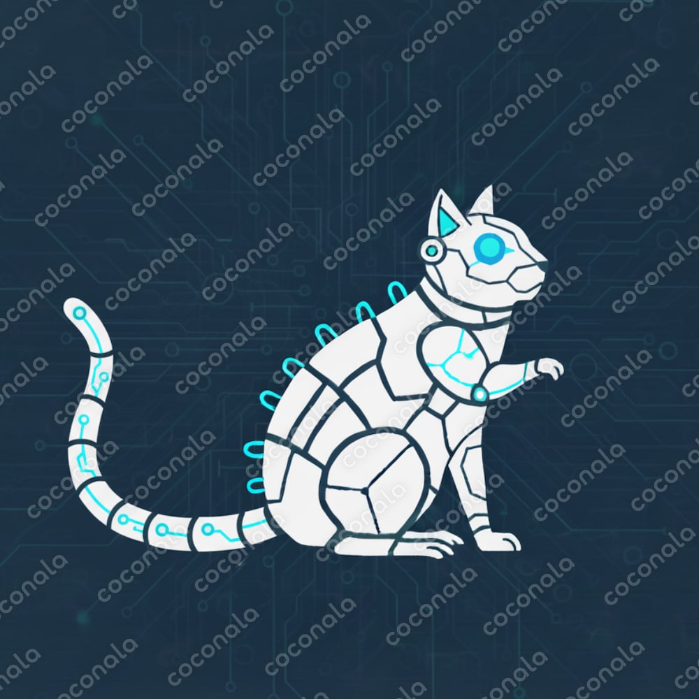 テック猫イラスト