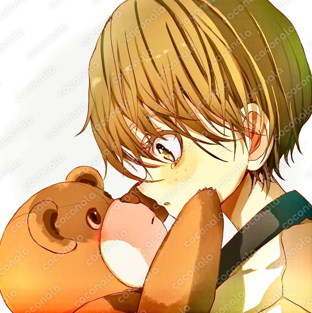 【商用・加工可能】女の子とクマのイラスト