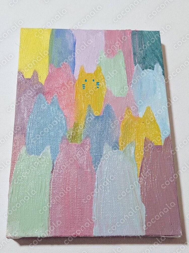 様々なサイズの油絵イラスト