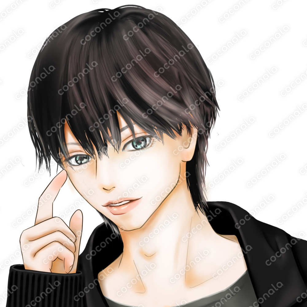 SNSなどに使える男性アイコン2