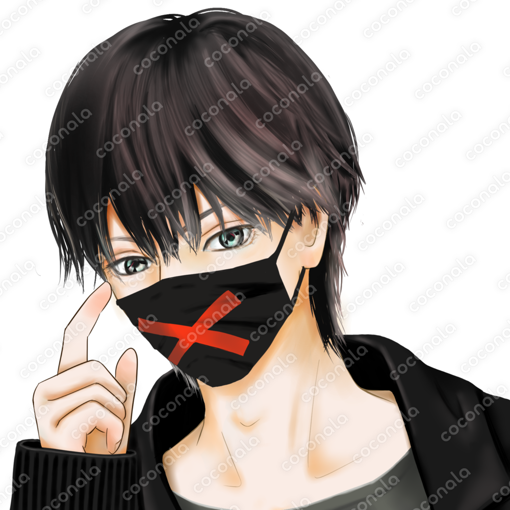 SNSなどに使える男性アイコン3