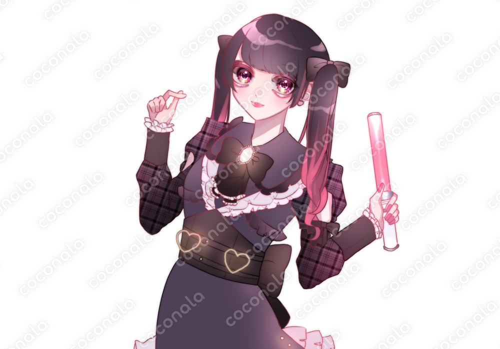 ピンク♡ツインテ女の子