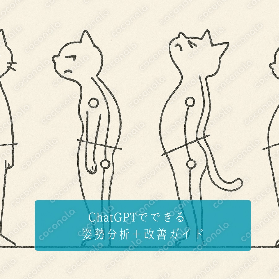 ChatGPTでできる 姿勢分析+改善ガイド